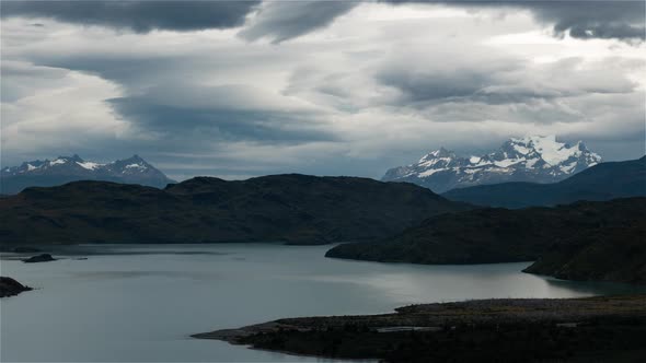 Wide Angle View of The Park with Lenticular Clouds alt