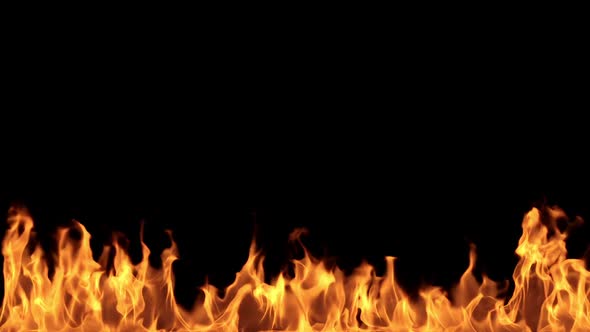 Clean Fire Wide Short Flame, Motion Graphics | VideoHive