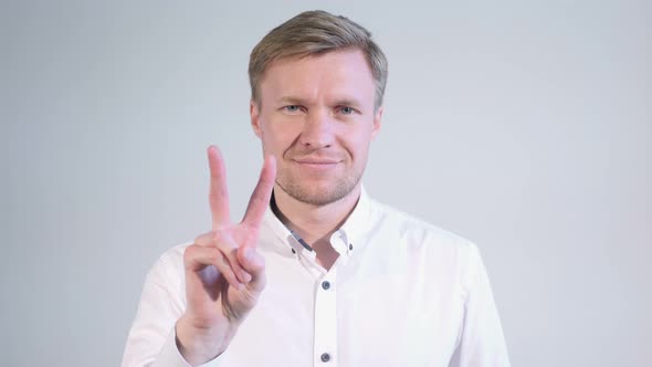 Victory By Man White Background alt