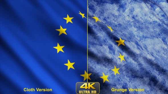 European Union Flags alt