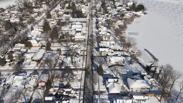 Delightful living of St. Catharines, Ontario Martindale Pond aerial alt