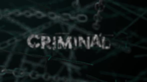 3D Dark Crime Background Word Criminal alt