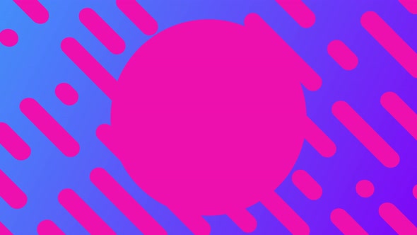 Geometric moving pink shapes alt