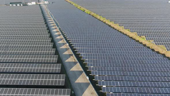 Solar power station in montain alt