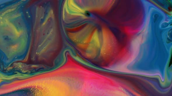 Abstract Colorful Sacral Liquid Waves Texture 449 alt