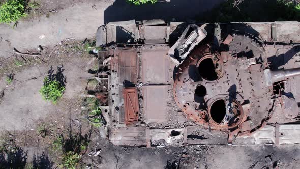 Destroyed Russian Military Equipment During the War in Ukraine alt