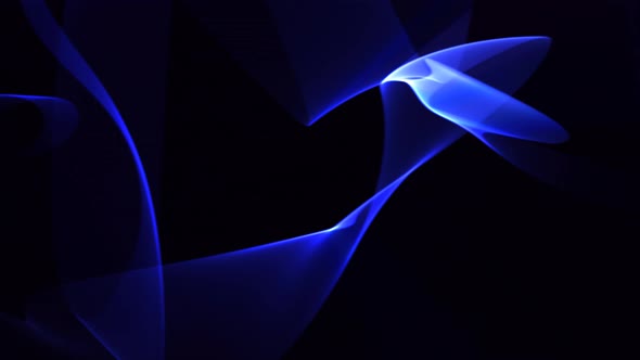 Blue Neon Waves Band alt