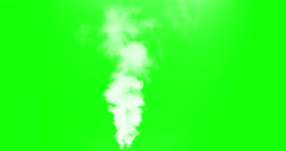 White Smoke From Intense Burning