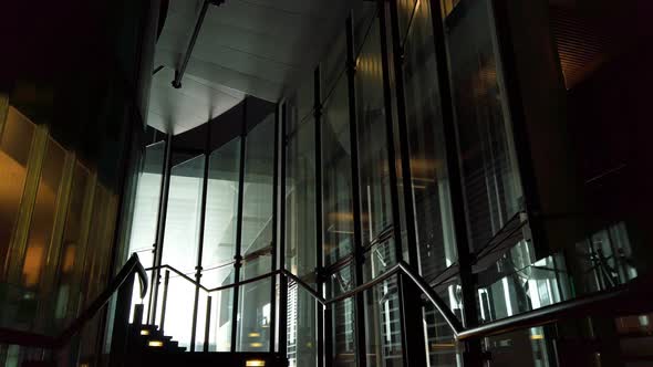 Building stairwell in The Bahen Centre for Information Technology alt