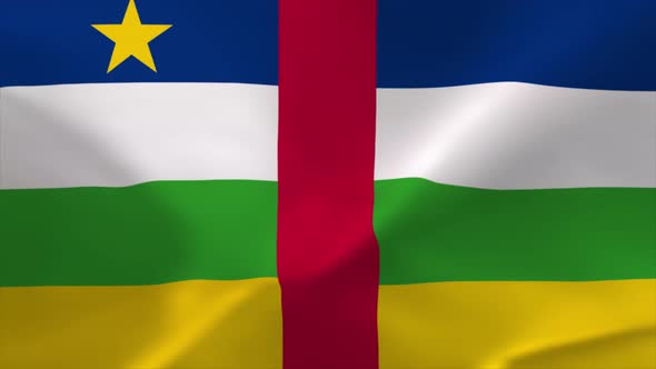 Central African Republic Waving Flag 4K Moving Wallpaper Background alt