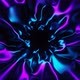 Abstract Purple and Blue Neon Tunnel Loop Animation