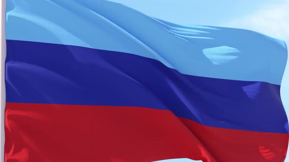 Luhansk Flag Looping Background