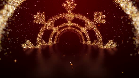 Christmas Tunnel Background