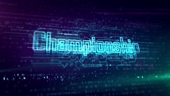 Championship esport game abstract loopable alt