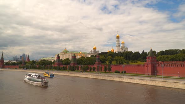 Moscow River Near the Kremlin