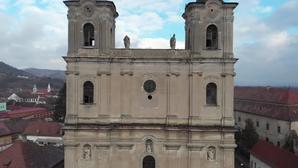 Baroque Armenian Church Build in 18Th Century in Dumbraveni Sibiu County Transylvania