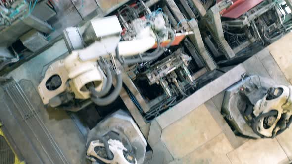 Robotic Equipment Modern Industrial Factory Facility alt