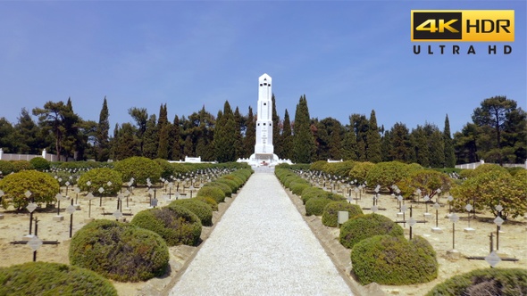 Morto Bay French National Cemetery Drone Video