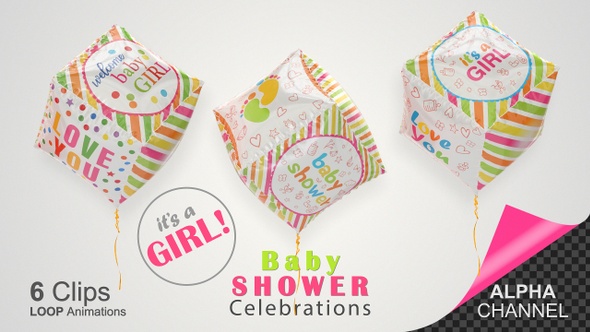 Baby Shower Celebration - Baby Girls