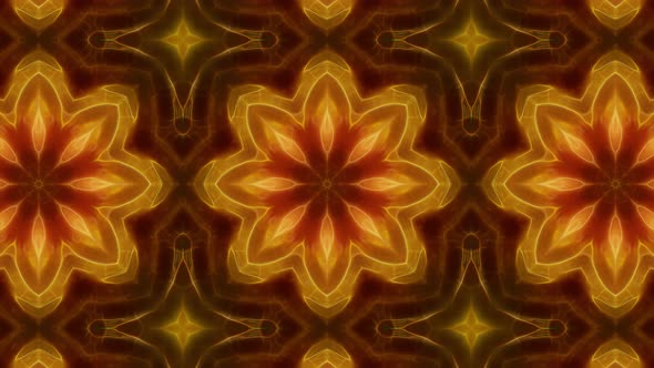 Dark Gold Kaleidoscope Loop 4K 08 alt
