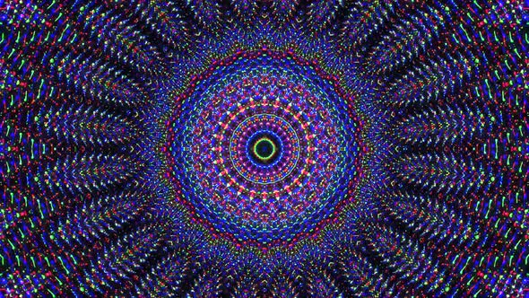 Abstract Kaleidoscope pattern with full colors. Magic mandala alt