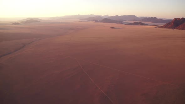 Flying Over The Namibia Desert alt