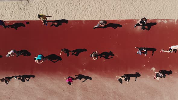 Group Fitness Workout Outdoors alt