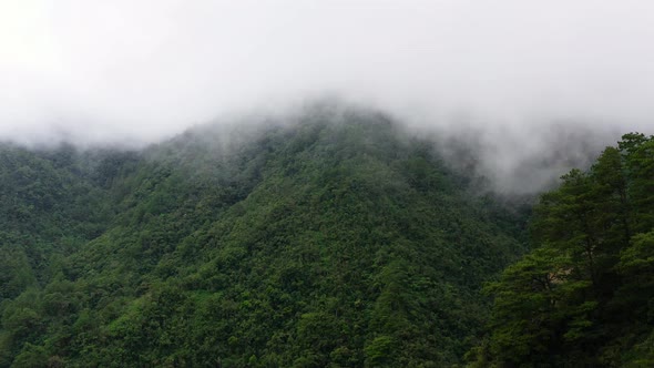 Cordillera on Luzon Island, Philippines, Aerial View, Mountains and Rainforest alt
