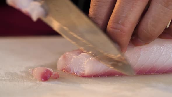Chef Cutting Fish alt