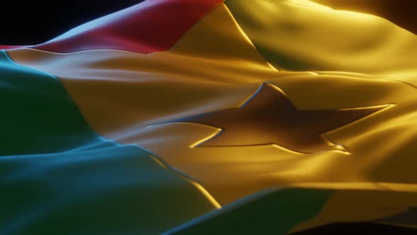 Sao Tome and Principe - Stylized Flag alt