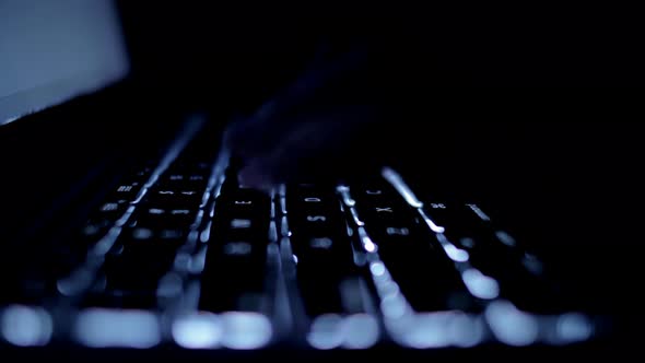 Programmer Working At Night alt