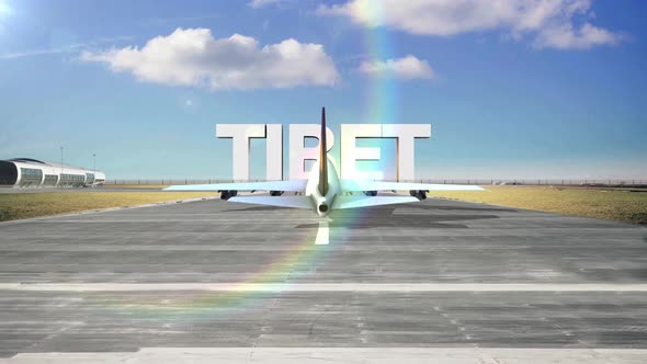 Commercial Airplane Landing Capitals And Cities   Tibet