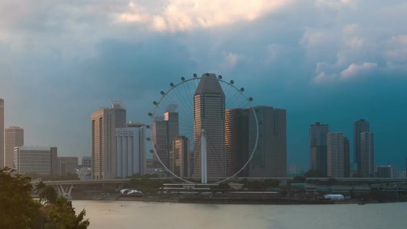Ferris Wheel In City alt