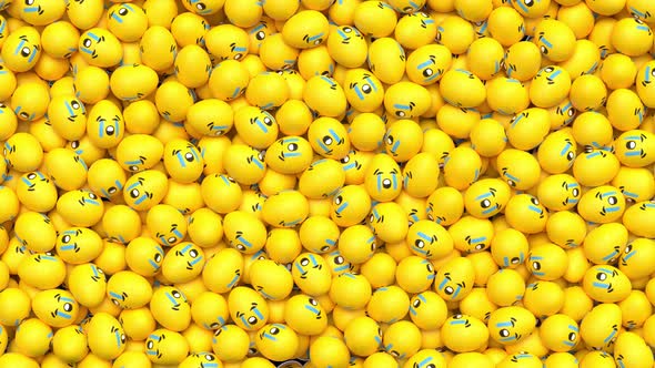 Easter Emoji Transition Crying 4K