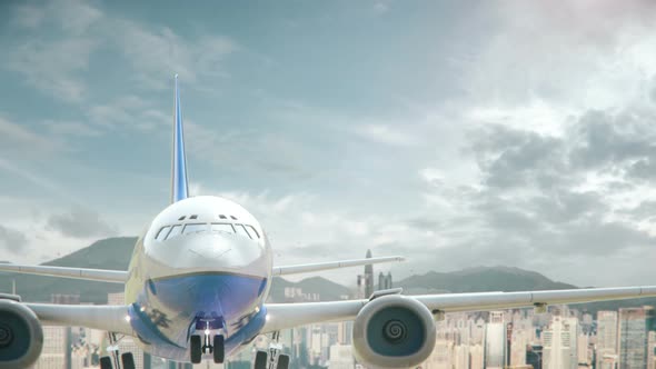 Airplane Take Off Shenzhen China Second Version alt