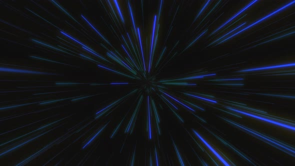 Blue Light Speed Animation