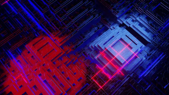 Pulsating 3d Cubes alt