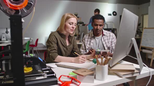 Female Chief Engineer Making alt