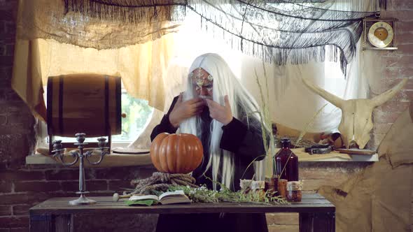 Grangfather Prepared Halloween, Curse Spell. Magic and Witchcraft with Spell and Incantation alt