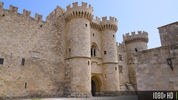 Palace of Grand Masters, Rhodes, Greece. Stock Photo - Image of knight,  travel: 11519532