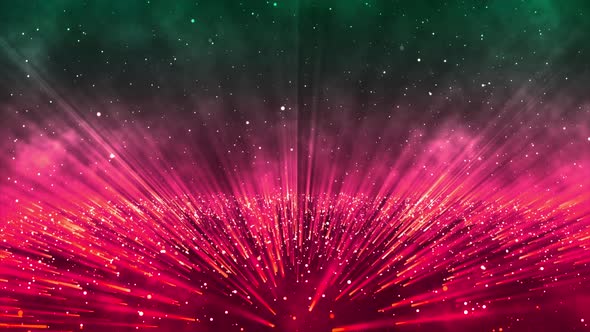 Abstract Bright Red Color Particles Background alt