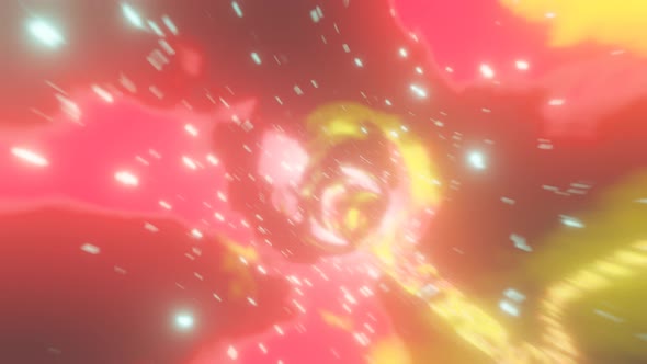 Fast Movement in Tunnel in Outer Space night club looped abstract background alt