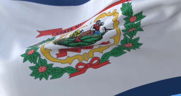 Flag of West Virginia State alt