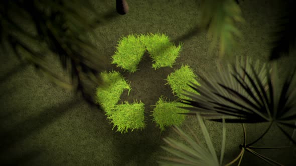Green Earth Environment Friendly Recycle Logo