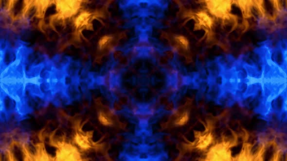 Kaleidoscopic video background alt
