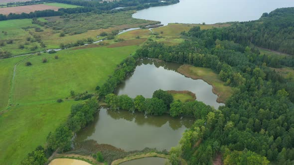 Trebonsko Biosphere UNESCO Reserve Protected Landscape Area Wetlands Pond Rozmberk Fishpond System