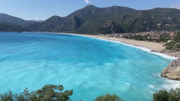 Ölüdeniz is a resort village on the southwest coast of Turkey.