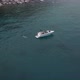 Aerial cinematic view to the motor yacht - VideoHive Item for Sale