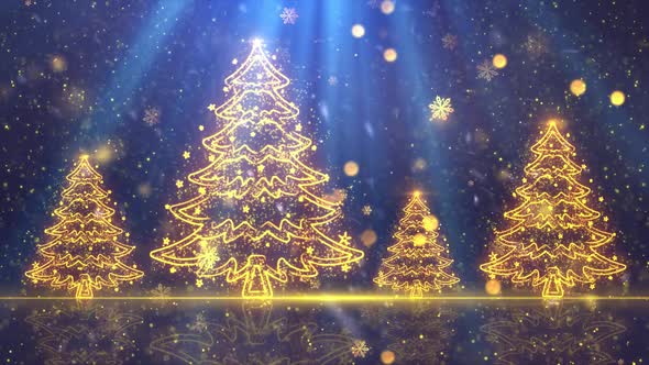 Christmas Trees Background 9 alt