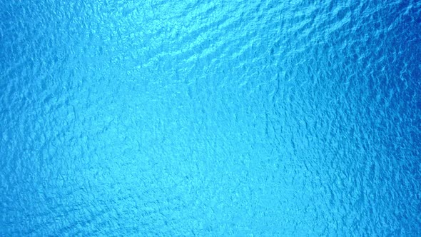 Ocean Water Cenital Drone Shot
